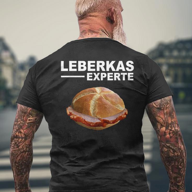 Leberkäse Leberkas Experte Bayern Leberkassemmel T-Shirt mit Rückendruck Geschenke für alte Männer