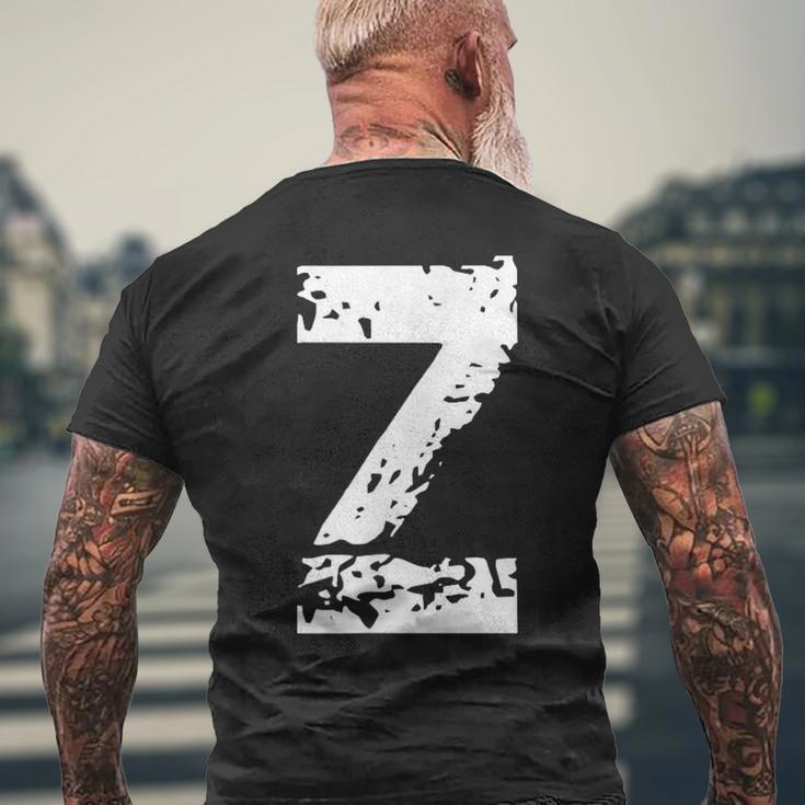 The Letter Z T-Shirt mit Rückendruck Geschenke für alte Männer