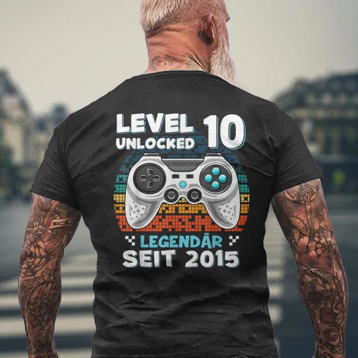 Level 10 Years Birthday Young Gamer 2015 Birthday T-Shirt mit Rückendruck Geschenke für alte Männer