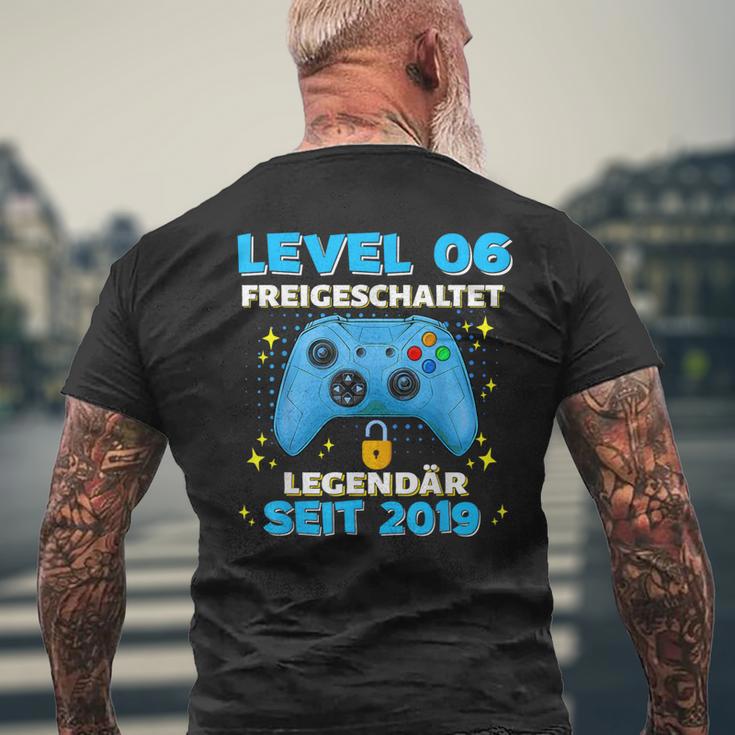 Level 6 Jahre Geburtstags Junge Gamer 2019 Geburtstag T-Shirt mit Rückendruck Geschenke für alte Männer