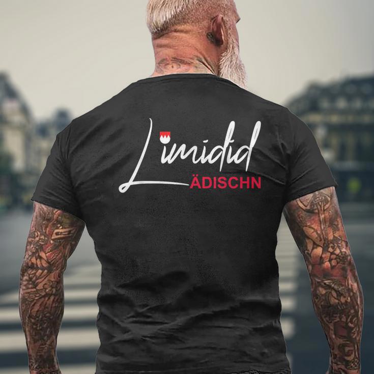 With Limidid Ädish Dialect Coat Of Arms T-Shirt mit Rückendruck Geschenke für alte Männer