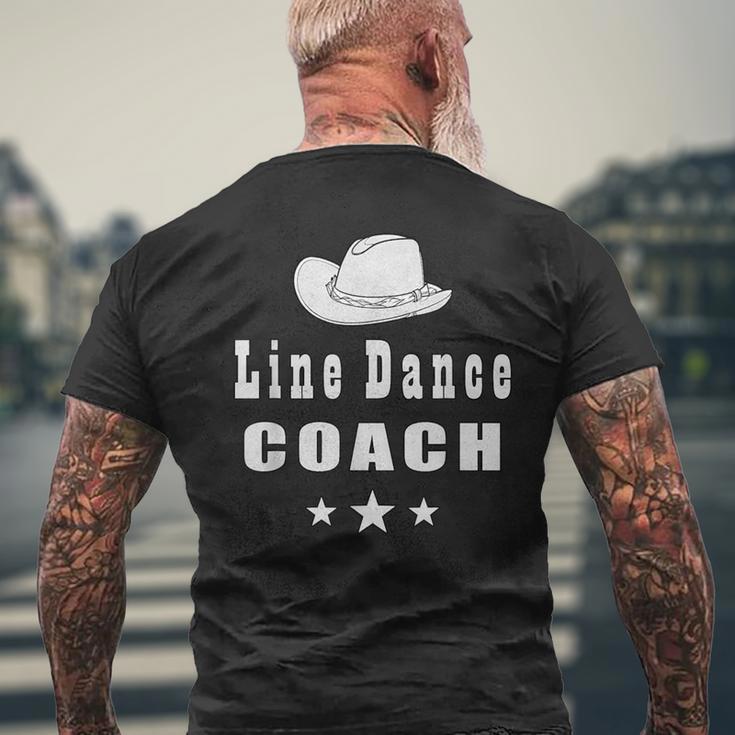 Line Dance Coach T-Shirt mit Rückendruck Geschenke für alte Männer