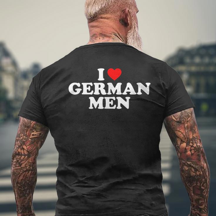 I Love German T-Shirt mit Rückendruck Geschenke für alte Männer