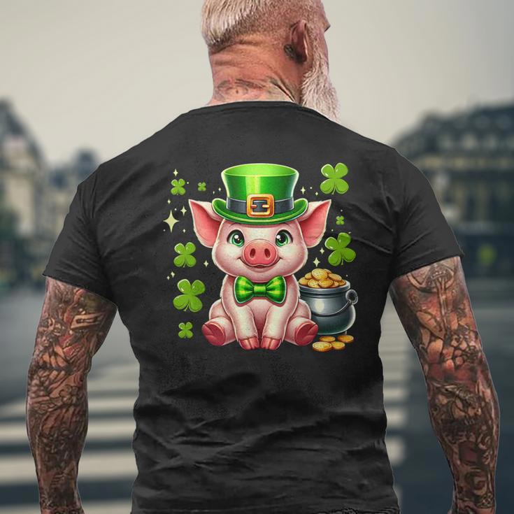 Lucky Pig New Year's Eve Pig New Year Lucky Pigs T-Shirt mit Rückendruck Geschenke für alte Männer