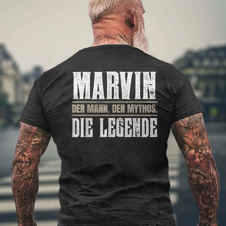 Marvin First Name Name Marvin T-Shirt mit Rückendruck Geschenke für alte Männer