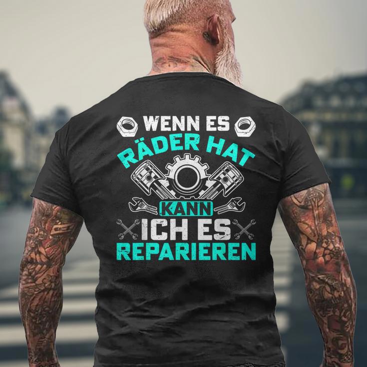 Mechatronic Screwdriver Car Mechanic T-Shirt mit Rückendruck Geschenke für alte Männer