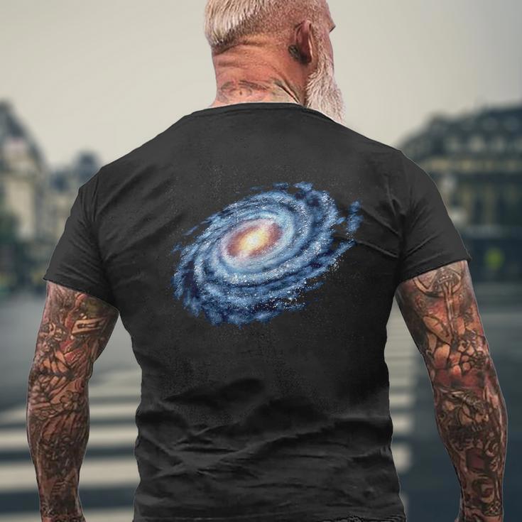 Milky Way In Space T-Shirt mit Rückendruck Geschenke für alte Männer