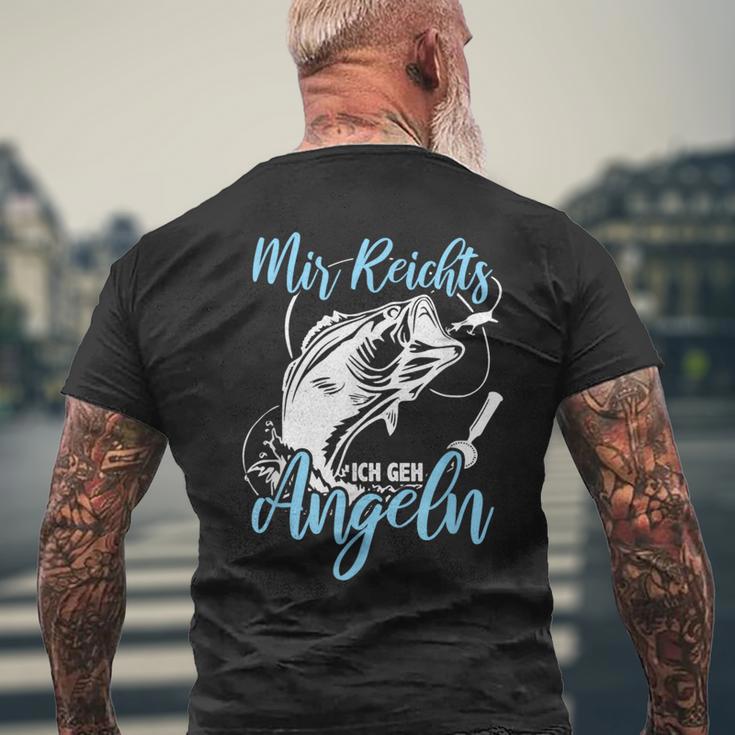 Mir Reichts Ich Geh Angeln Sayings Fun Clothing For Fishing T-Shirt mit Rückendruck Geschenke für alte Männer