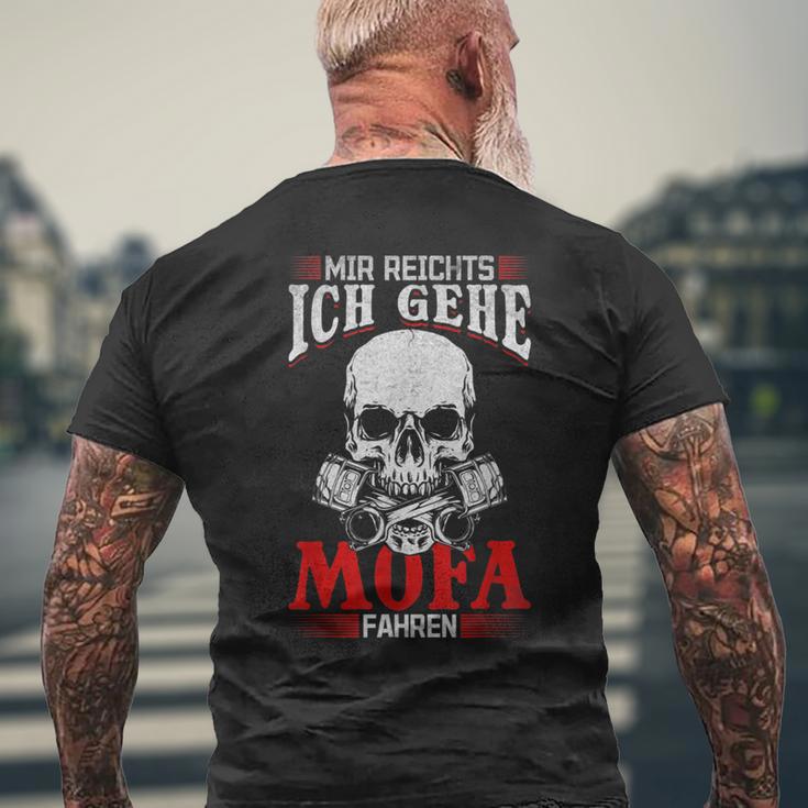 Mir Reichts Ich Gehe Mofa Fahren I Moped Dirt Bike Motorcycle T-Shirt mit Rückendruck Geschenke für alte Männer