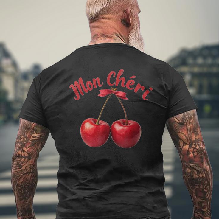 Mon Chéri French Expression Means My Favourite T-Shirt mit Rückendruck Geschenke für alte Männer