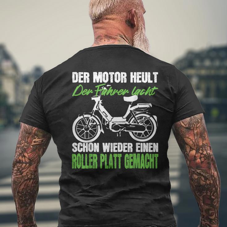 Moped Scooter Hercules intage Car S T-Shirt mit Rückendruck Geschenke für alte Männer