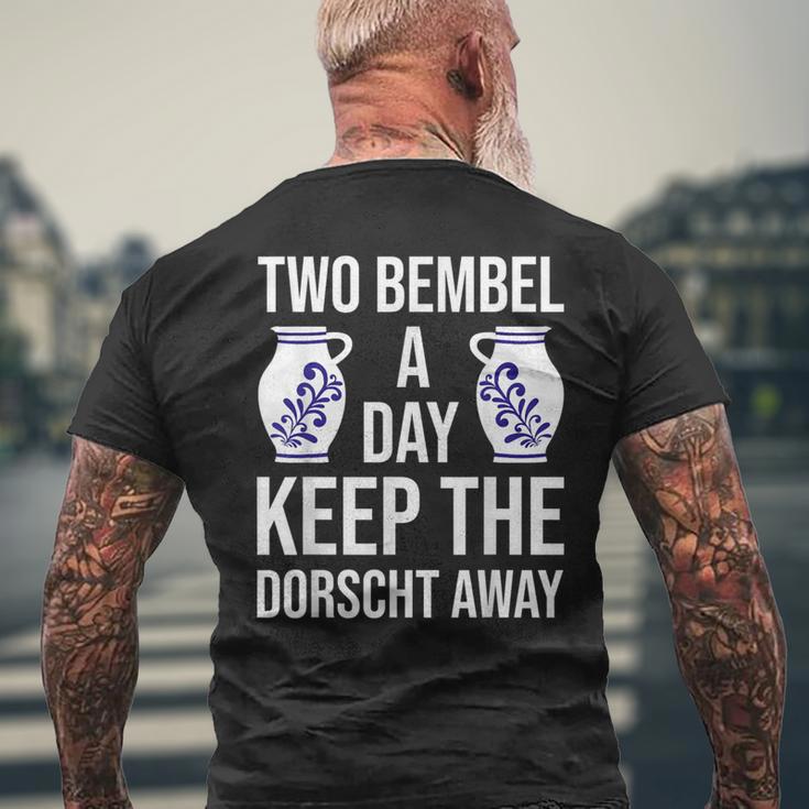 Mostkrug Abbelwoi Jug Bembel Frankfurt Äppler T-Shirt mit Rückendruck Geschenke für alte Männer