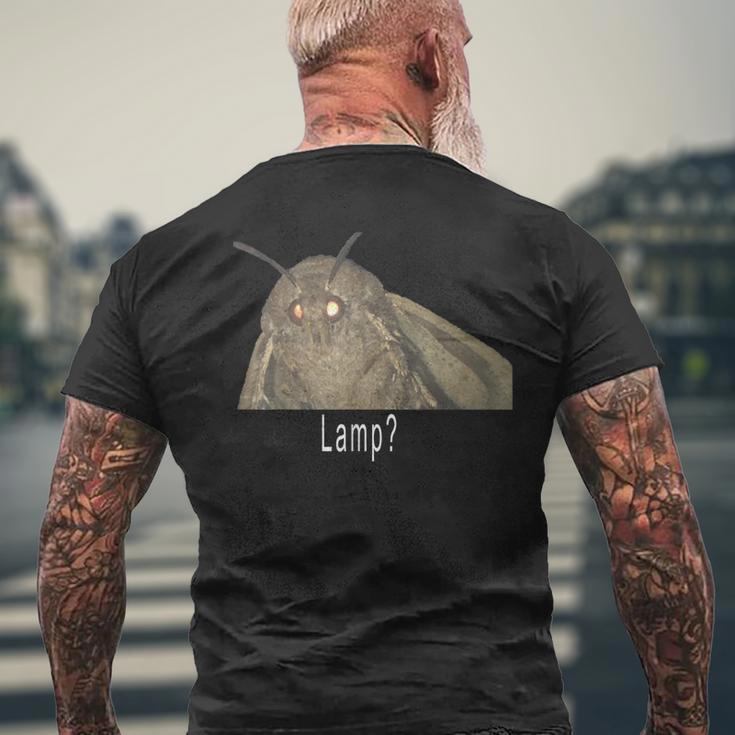 Moth Lamp Meme T-Shirt mit Rückendruck Geschenke für alte Männer