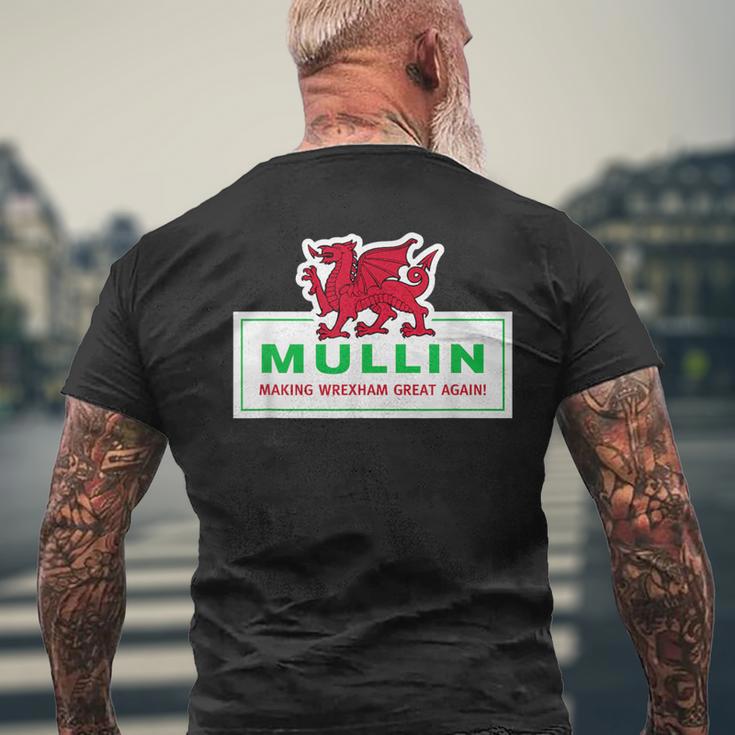 Mullin Makes Wrexham Great Again T-Shirt mit Rückendruck Geschenke für alte Männer