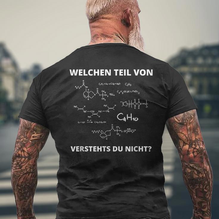 Nerd Which Part Of Chemied T-Shirt mit Rückendruck Geschenke für alte Männer