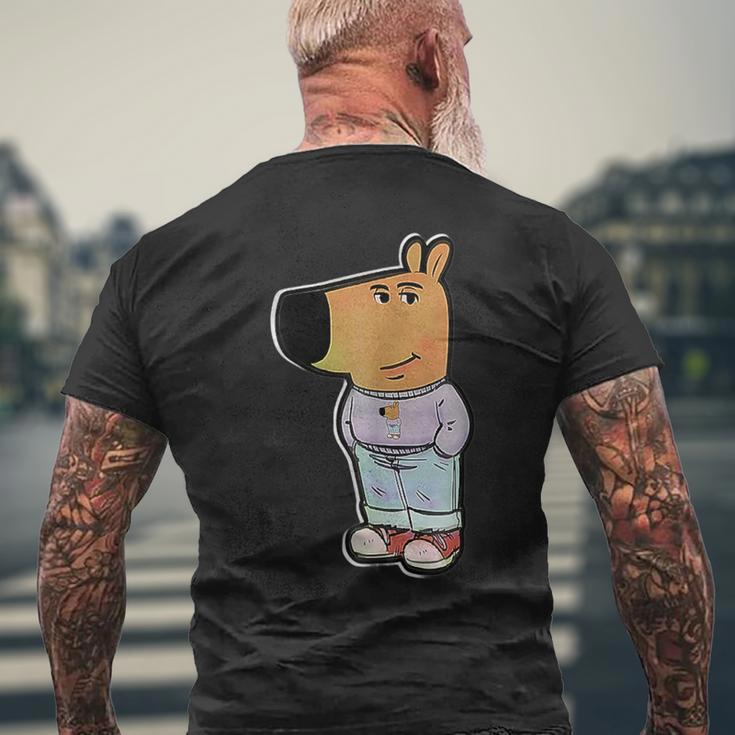 My New Character Double Stylish Chill Guy Meme T-Shirt mit Rückendruck Geschenke für alte Männer