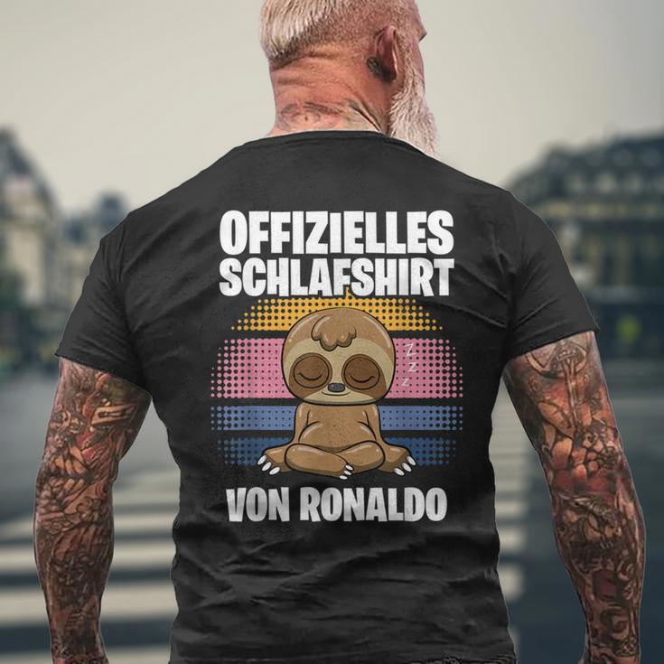 Official Ronaldo Sleep Personalised S T-Shirt mit Rückendruck Geschenke für alte Männer