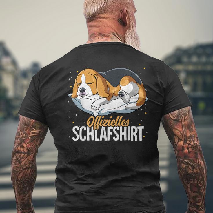 Official Sleep Beagle T-Shirt mit Rückendruck Geschenke für alte Männer