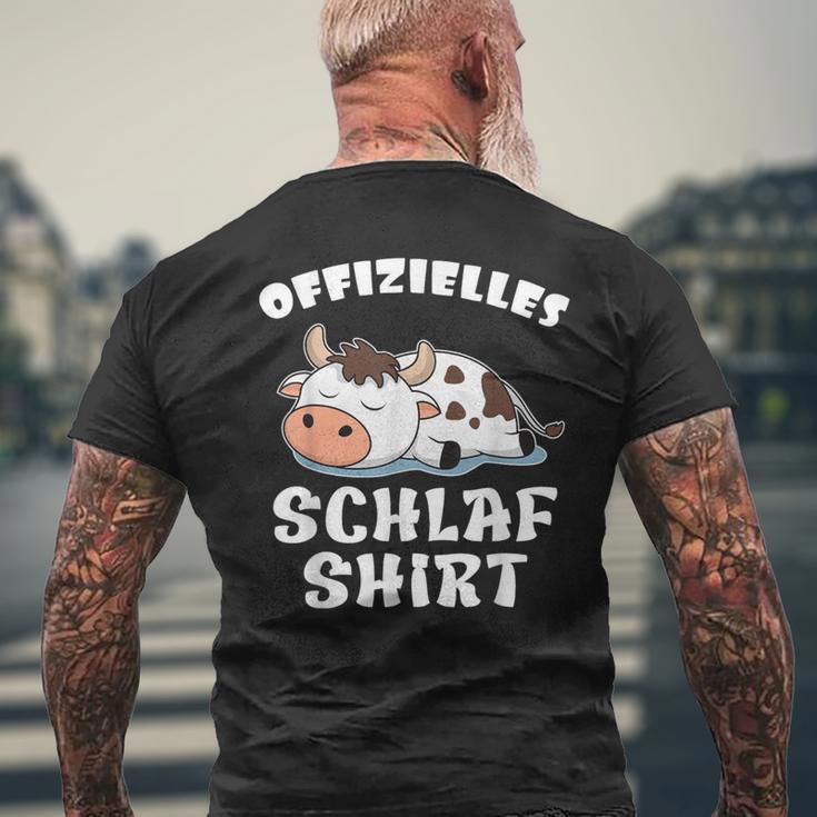 Official Sleep Cow Cows Farmers Children's T-Shirt mit Rückendruck Geschenke für alte Männer