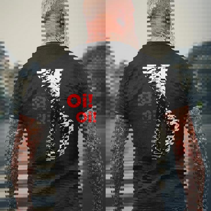 Oi Oi Skinhead Ska Street Punk Hardcore Punk Camiseta Hombre Estampado Espalda Regalos para ancianos