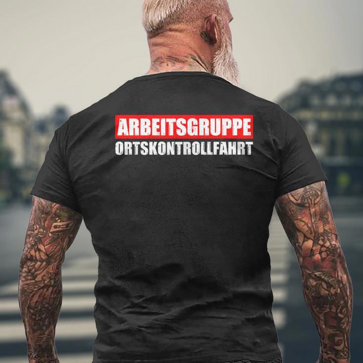 Okf Work Group Ortkontrofahrt North Germanillage T-Shirt mit Rückendruck Geschenke für alte Männer