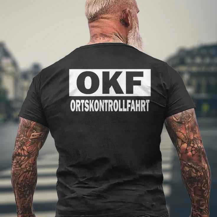 Okfintage Ortskontrolle T-Shirt mit Rückendruck Geschenke für alte Männer