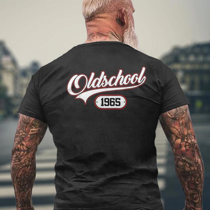 Oldschool 1965Intage Birthday T-Shirt mit Rückendruck Geschenke für alte Männer