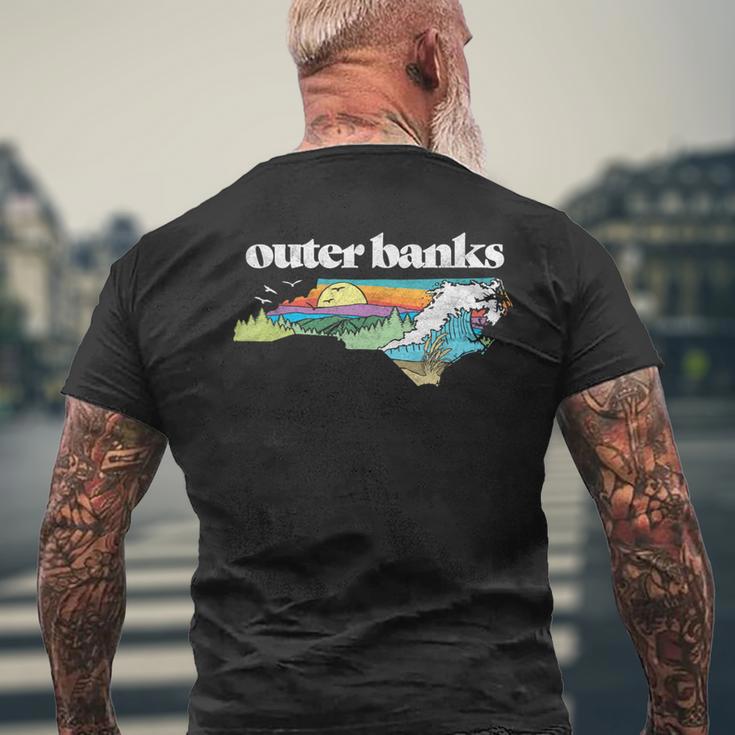 Outer Banks North Carolina Outdoors Retro Nature T-Shirt mit Rückendruck Geschenke für alte Männer