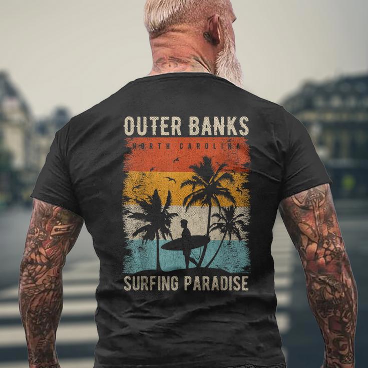 Outer Banks North Carolina Usa Surf S T-Shirt mit Rückendruck Geschenke für alte Männer