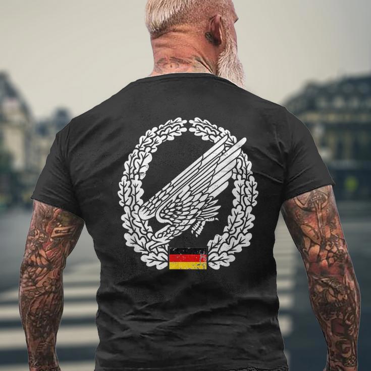 Paratroopers German Armed Forces Professional Soldier T-Shirt mit Rückendruck Geschenke für alte Männer