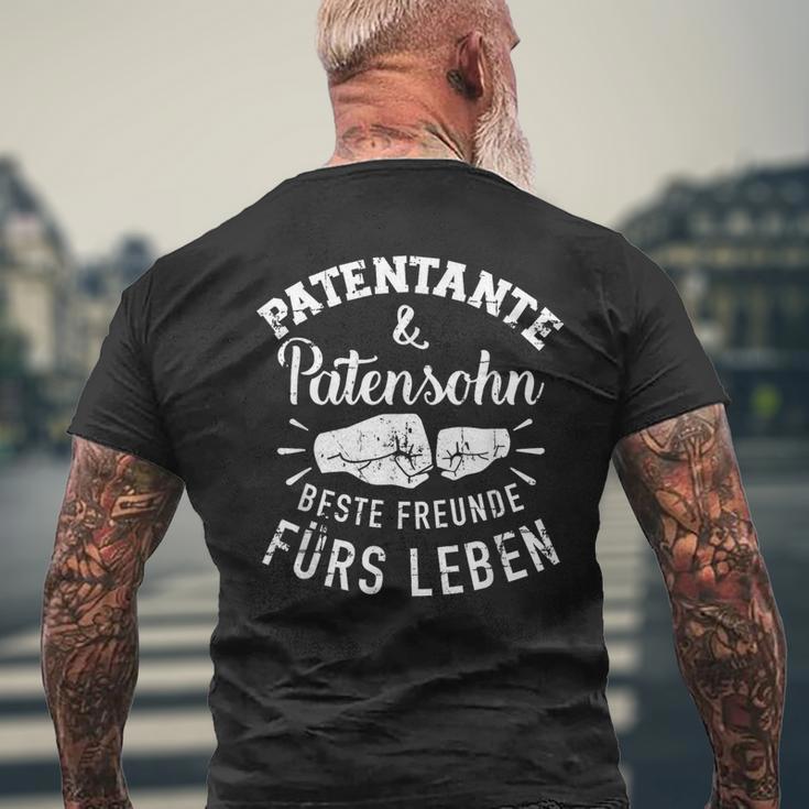 Patentante Und Godson Beste Freunde Für Leben T-Shirt mit Rückendruck Geschenke für alte Männer