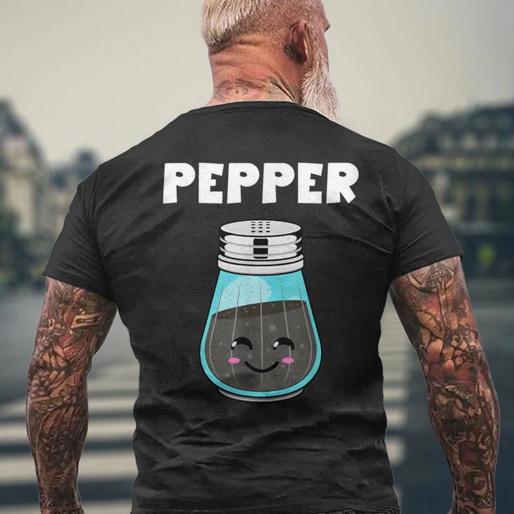 Pepper Costume Salt Pepper Matching Pair His Her T-Shirt mit Rückendruck Geschenke für alte Männer