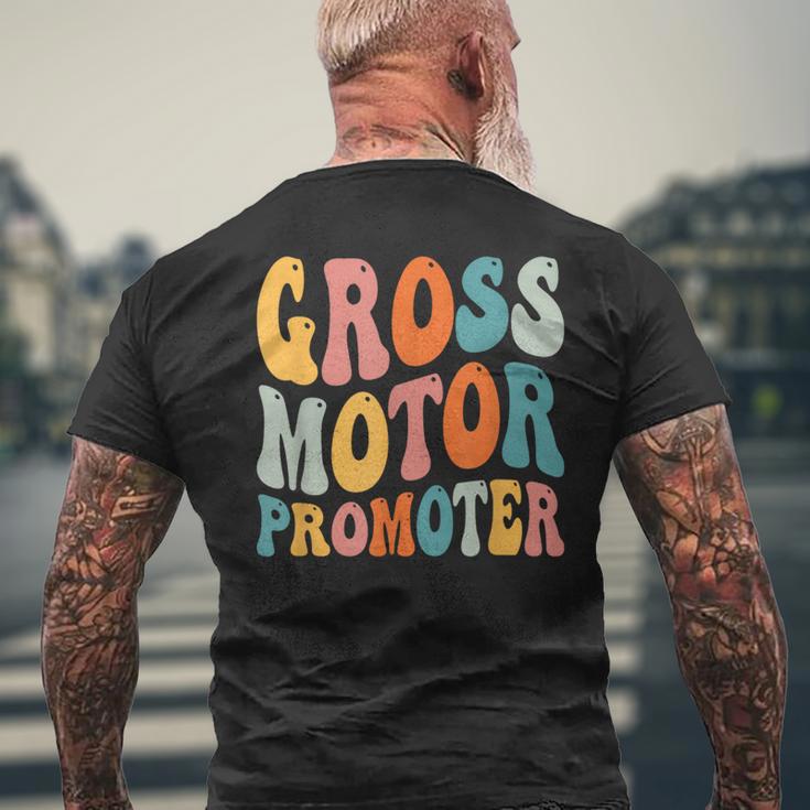 Physical Therapist OT PT Gross Motor Promoter Men's Back Print T-Shirt ...
