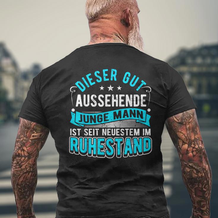 Retirement With Retirement Entry Man Pensionary & Pensionary T-Shirt mit Rückendruck Geschenke für alte Männer