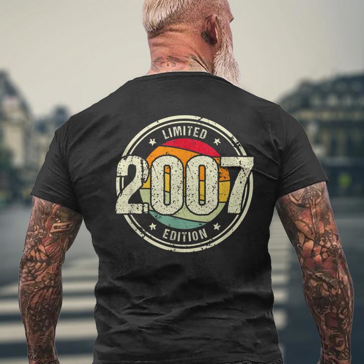 Retro 16 Yearsintage 2007 Limited Edition 16Th Birthday T-Shirt mit Rückendruck Geschenke für alte Männer