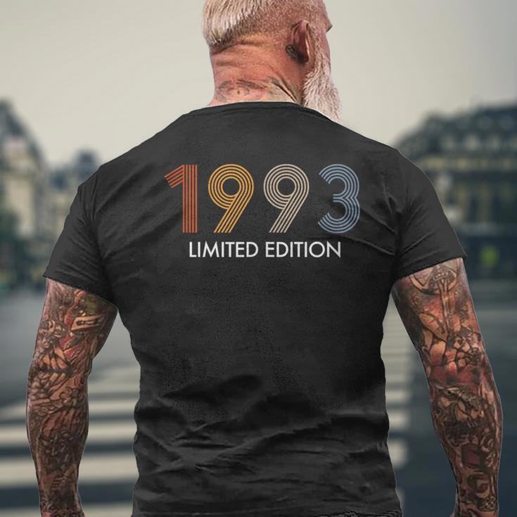 Retro 28 Year Old 1993 Limited Edition 28Th Birthday T-Shirt mit Rückendruck Geschenke für alte Männer