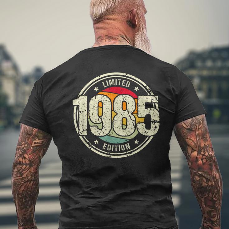 Retro 38 Yearsintage 1985 Limited Edition 38Th Birthday T-Shirt mit Rückendruck Geschenke für alte Männer