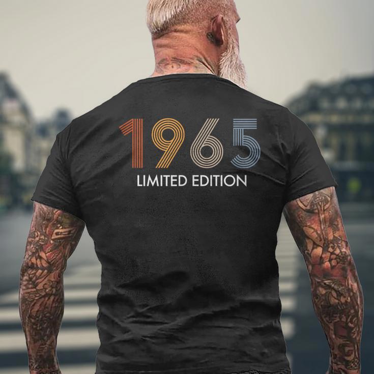 Retro 58 Yearsintage 1965 Limited Edition 58Th Birthday T-Shirt mit Rückendruck Geschenke für alte Männer