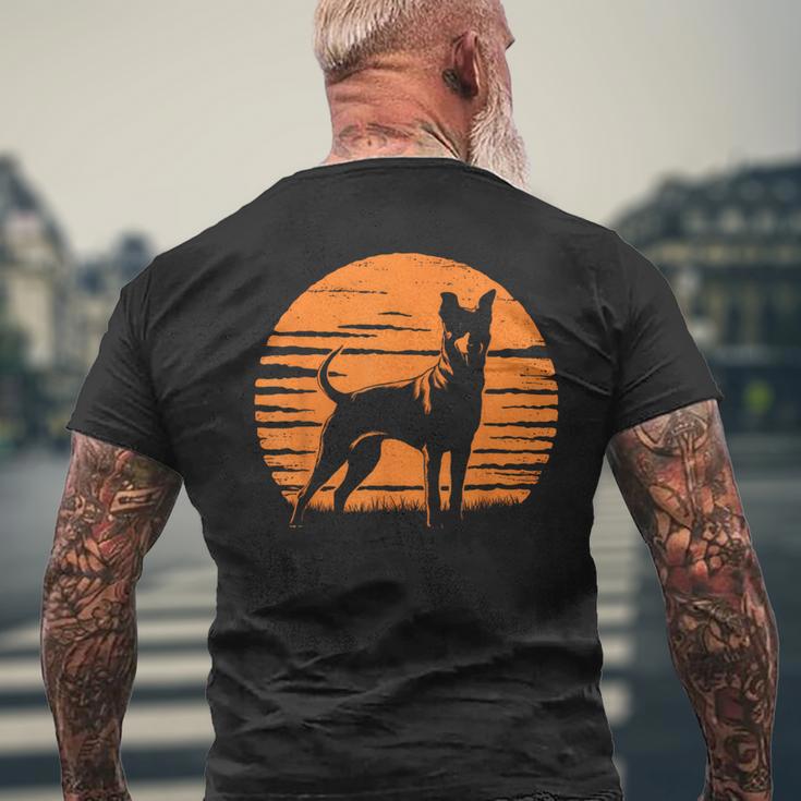 Retrointage Working Kelpie Dog T-Shirt mit Rückendruck Geschenke für alte Männer