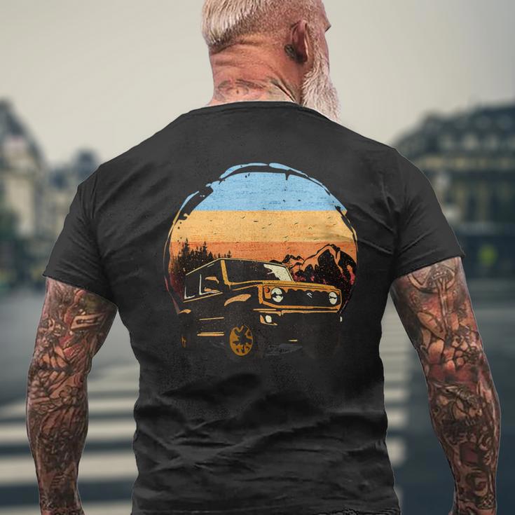 Retrointage Style Fits Jimny Gj Jb74 Fans Off Road T-Shirt mit Rückendruck Geschenke für alte Männer