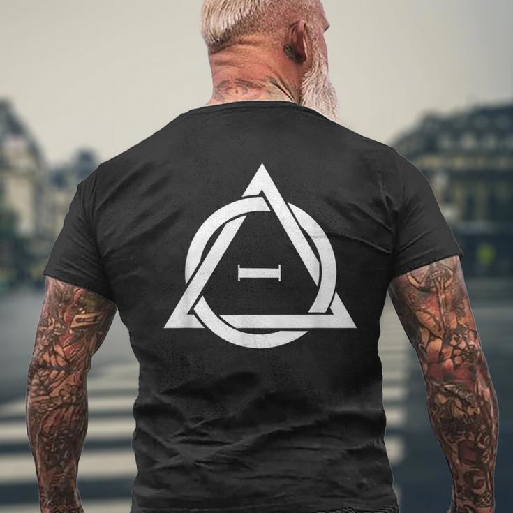 Therian Theta Delta Wolf Dog T-Shirt mit Rückendruck Geschenke für alte Männer