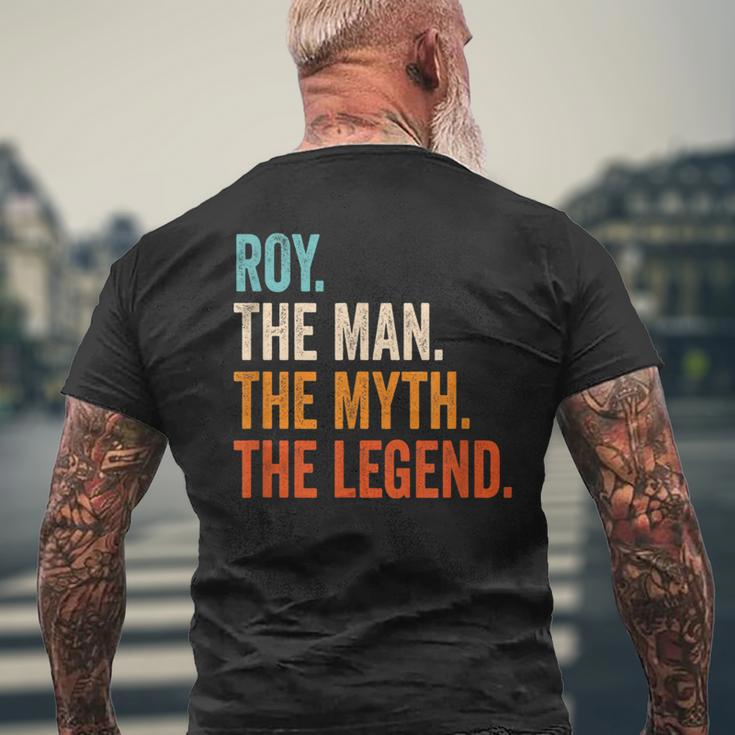 Roy The Man The Myth The Legend Name Roy T-Shirt mit Rückendruck Geschenke für alte Männer