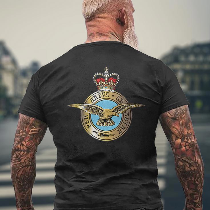 Royal Air Force Raf Uk Military Badge Patch T-Shirt mit Rückendruck Geschenke für alte Männer