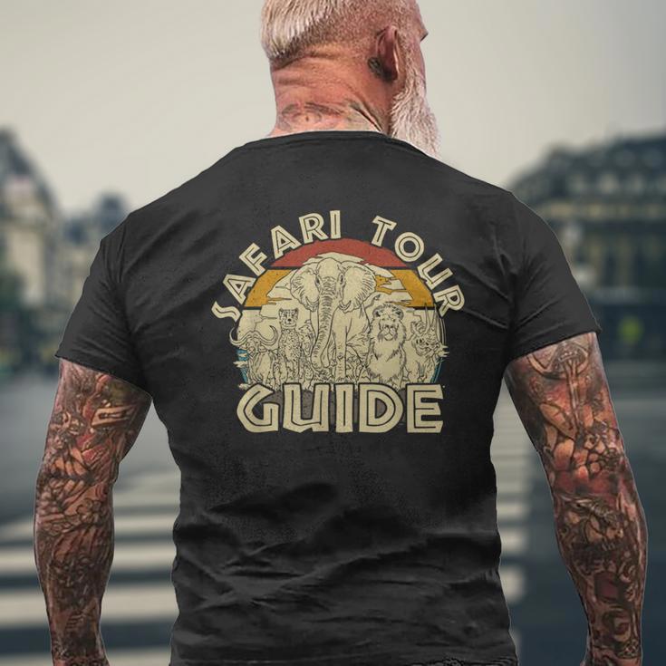 Safari Tour Guide Costume Safari Tourists Safari Holiday T-Shirt mit Rückendruck Geschenke für alte Männer