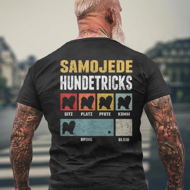 Samoje Dog Tricks T-Shirt mit Rückendruck Geschenke für alte Männer