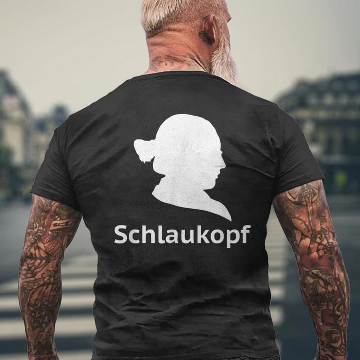 Schlaukopf Weidel For German Chancellor T-Shirt mit Rückendruck Geschenke für alte Männer