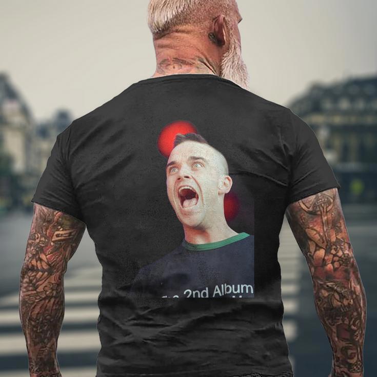 Singer Robbie Williams Of Take That LiveIn The Park 1998 T-Shirt mit Rückendruck Geschenke für alte Männer