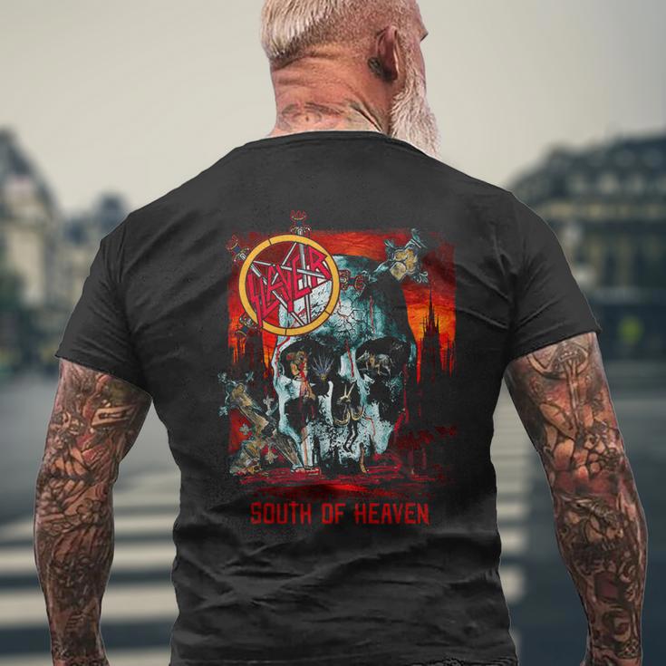 Slayer South Of Heaven Skull T-Shirt mit Rückendruck Geschenke für alte Männer