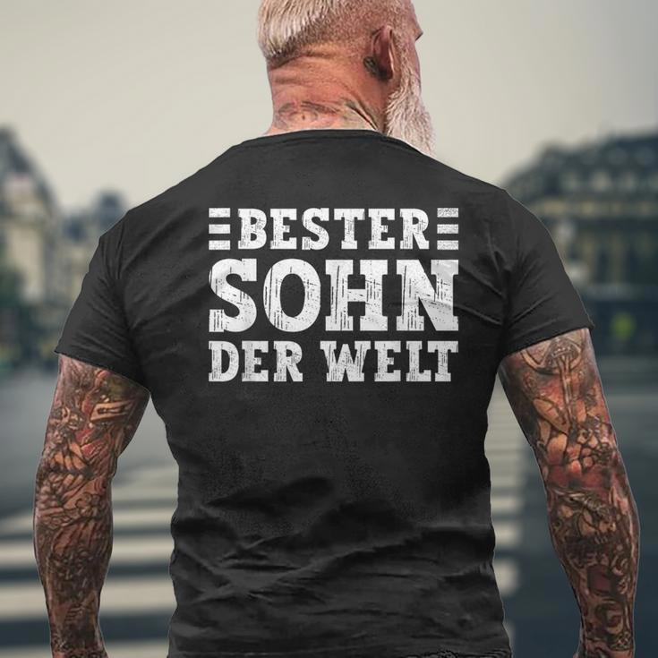 Sohnon Eltern Für Den Besten Sohn Der Welt German Langu T-Shirt mit Rückendruck Geschenke für alte Männer