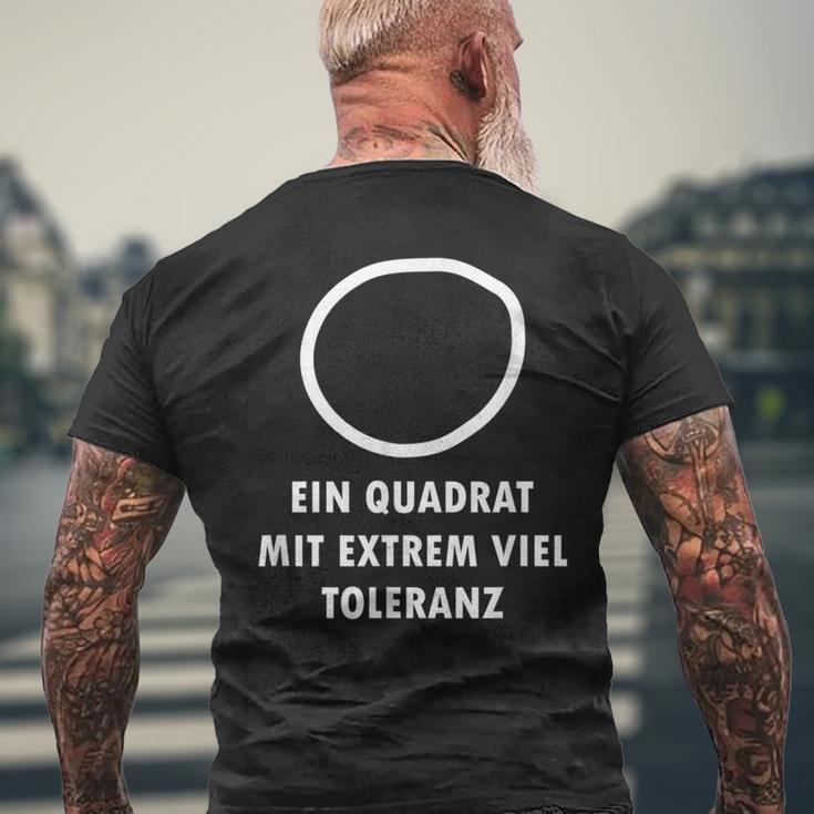 A Square With Extremely Tolerance Nerd T-Shirt mit Rückendruck Geschenke für alte Männer